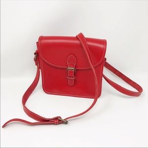 Vintage GAP | Red Leather Crossbody Bag